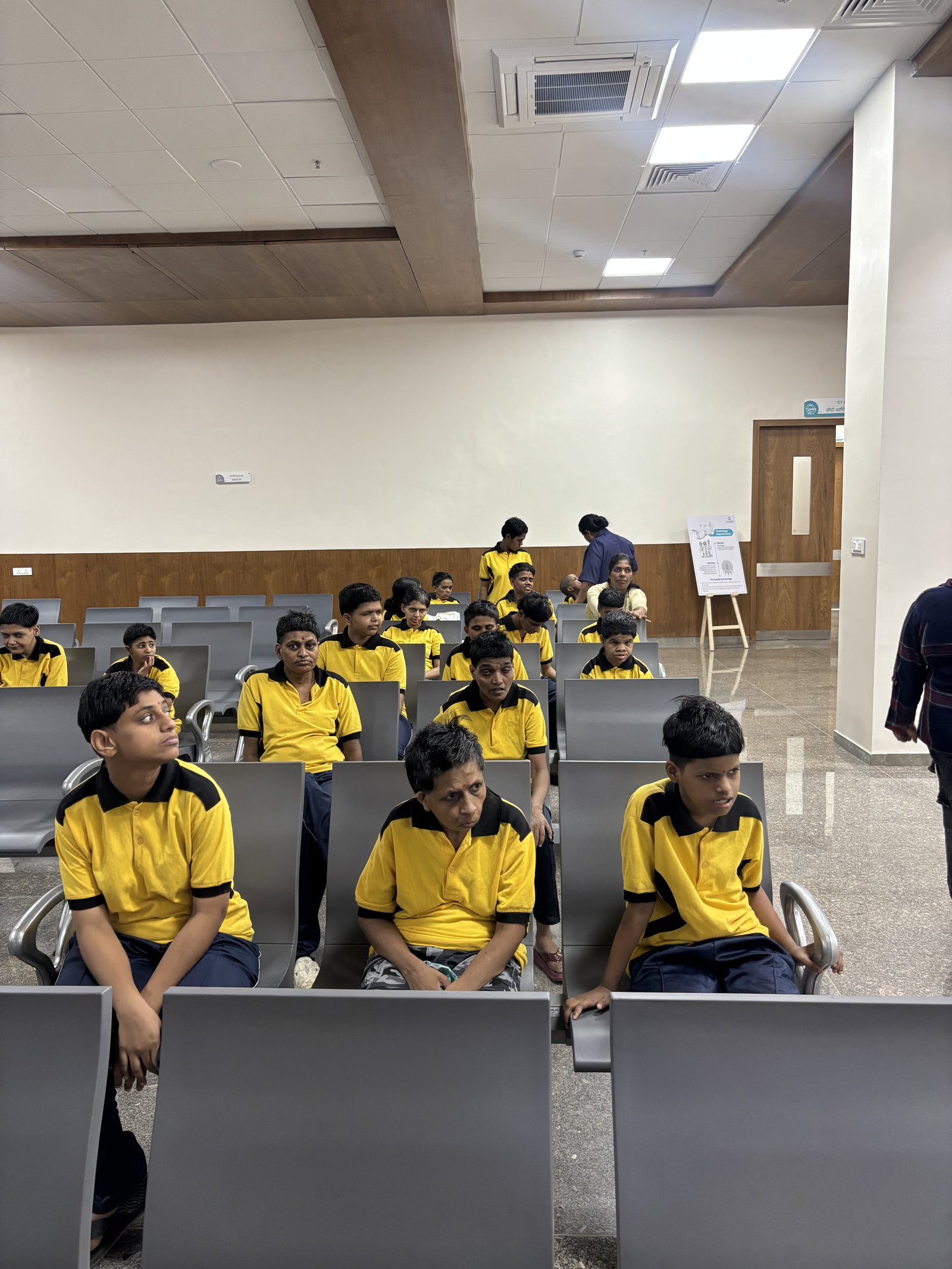 Children in Yellow Uniforms